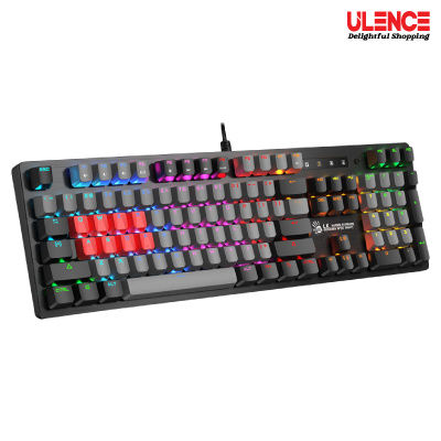 A4TECH BLOODY B820R Light Strike RGB Animation LK BLUE SWITCH Gaming Keyboard (With Extra 1 Set Duel Color & 8 Keycaps)