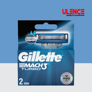 Gillette Mach3 Turbo Manual Shaving Razor Blades - 2s Pack (Cartridge)